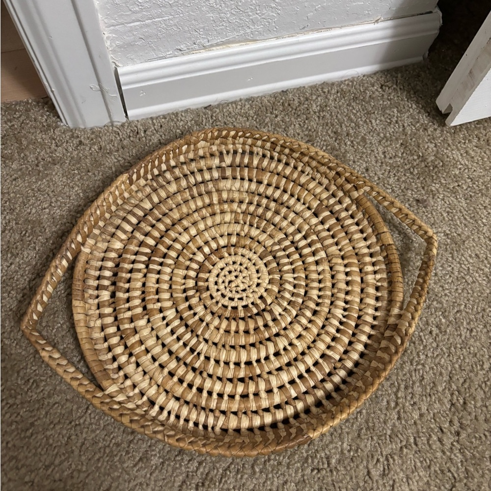 Carolina Gullah sweet grass tray